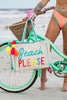 Beach PLEASE Canvas Wholesale Tote Bag