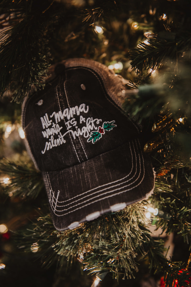 All Mama Wants Is A Silent Night Wholesale Trucker Hats All Mama Wants Is A Silent Night Wholesale Trucker Hats