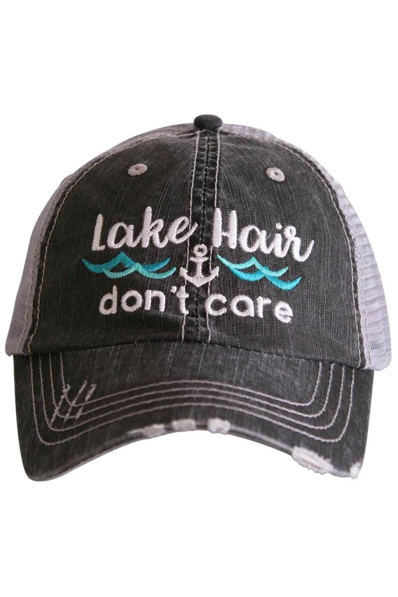 Lake Hair Don't Care Wave Trucker Hat Lake Hair Don't Care Wave Trucker Hat