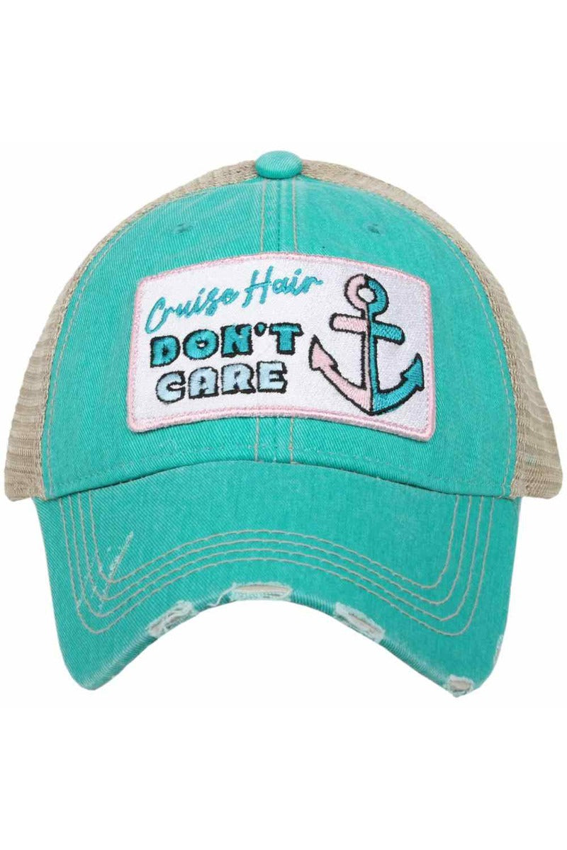 Cruise Hair Dont Care Wholesale Trucker Hat Cruise Hair Dont Care Wholesale Trucker Hat