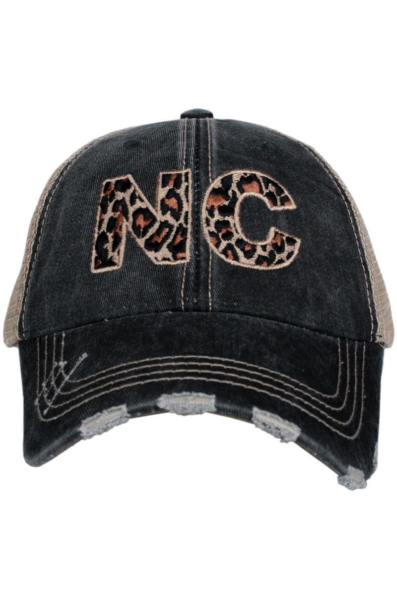 NC North Carolina Leopard State Wholesale Hat NC North Carolina Leopard State Wholesale Hat