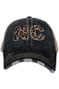 NC North Carolina Leopard State Wholesale Hat