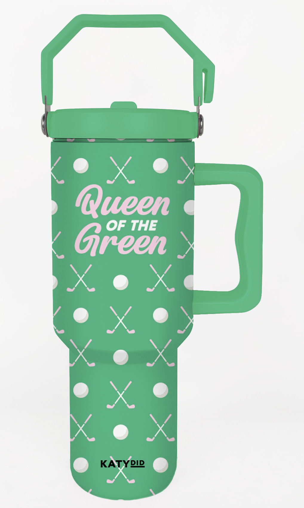 Queen of the Green Golf Wholesale Tumbler with Handle Queen of the Green Golf Wholesale Tumbler with Handle