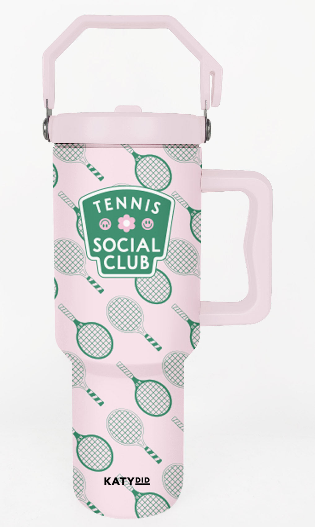 Tennis Social Club Wholesale 38 Oz Tumbler with Lid Handle Tennis Social Club Wholesale 38 Oz Tumbler with Lid Handle