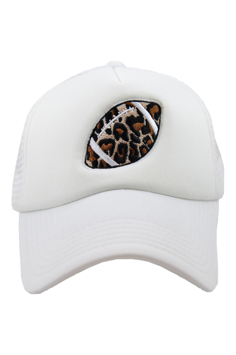 Leopard Print Football Wholesale Foam Hat Snapback Leopard Print Football Wholesale Foam Hat Snapback