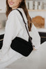 Black Wholesale Small Woven Crossbody Bag
