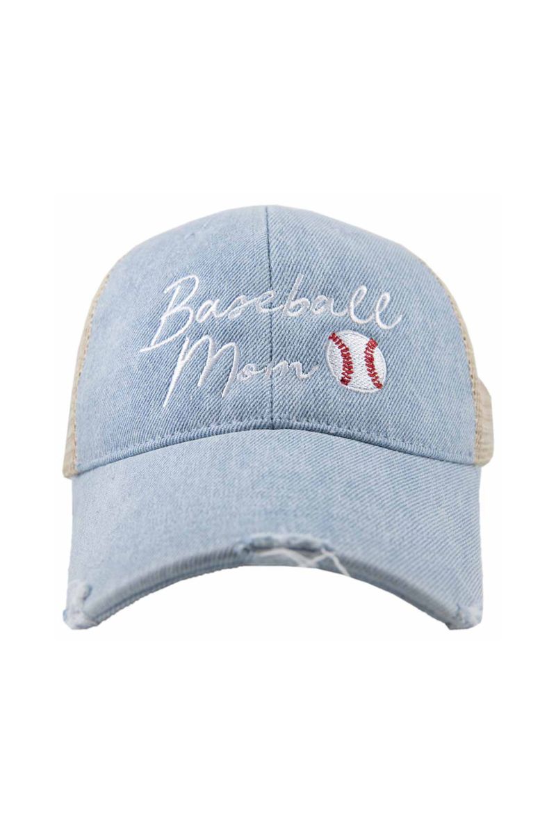Baseball Mom Women's Trucker Wholesale Denim Hat Baseball Mom Women's Trucker Wholesale Denim Hat