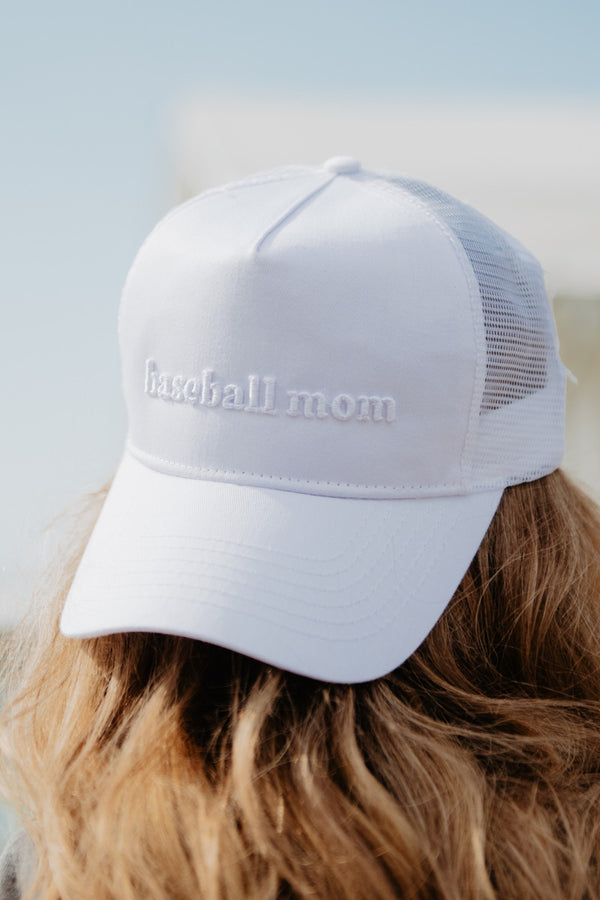 baseball-mom-trucker-hat-  display picture 1