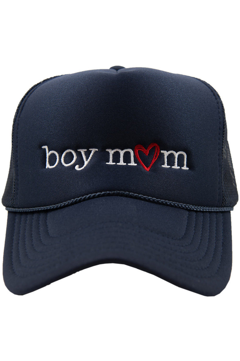 Boy Mom (Red Heart) Foam Wholesale Trucker Hat Boy Mom (Red Heart) Foam Wholesale Trucker Hat