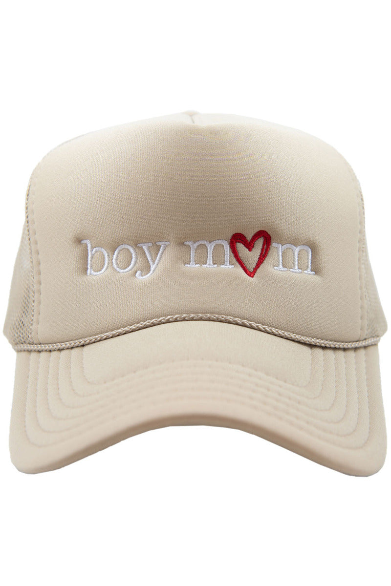 Boy Mom (Red Heart) Foam Wholesale Trucker Hat Boy Mom (Red Heart) Foam Wholesale Trucker Hat