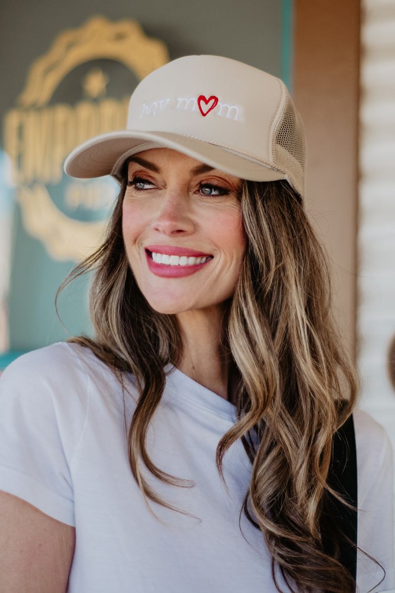 Boy Mom (Red Heart) Foam Wholesale Trucker Hat Boy Mom (Red Heart) Foam Wholesale Trucker Hat