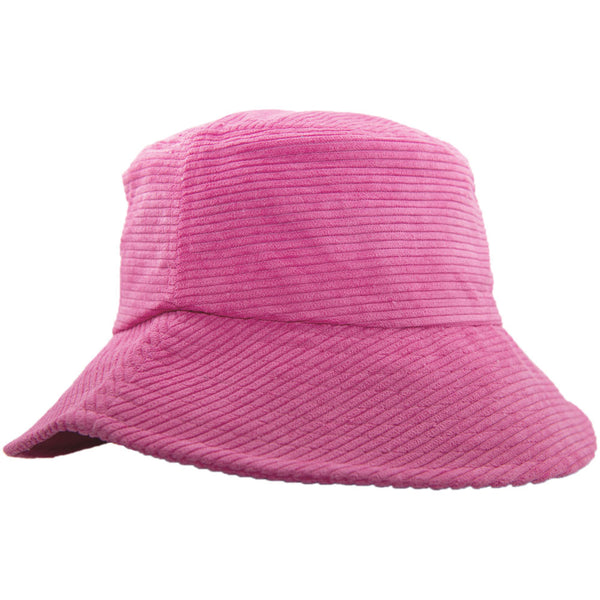 Raspberry Corduroy Wholesale Cute Bucket Hat
