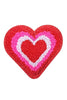 A heart stack chenille patch wholesale