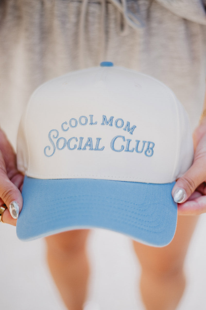 Cool Mom Social Club Wholesale Two-Toned Vintage Hat Cool Mom Social Club Wholesale Two-Toned Vintage Hat