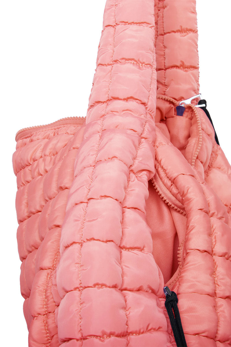 Coral Wholesale Quilted Women's Tote Bag Coral Wholesale Quilted Women's Tote Bag