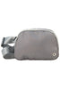 Gray Wholesale Solid Belt Bag