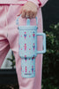 Nutcracker Light Blue Drink 38 Oz Tumbler with Lid Handle