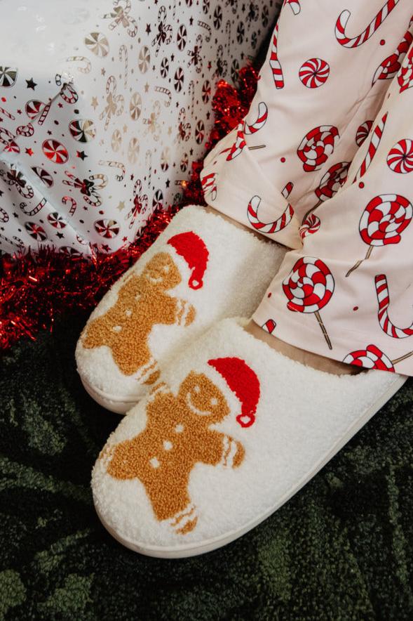 Gingerbread Man Wholesale House Slippers Gingerbread Man Wholesale House Slippers