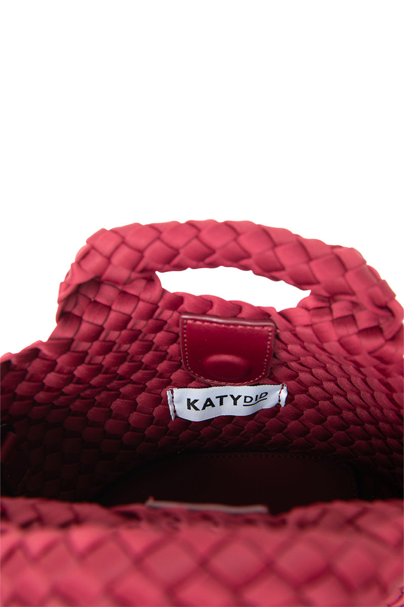 Wine Woven Wholesale Bucket Bag Crossbody Wine Woven Wholesale Bucket Bag Crossbody