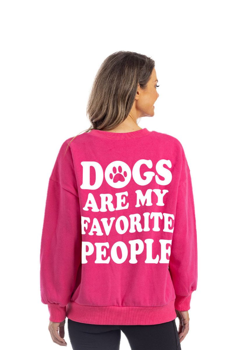 Dogs Are My Favorite People Crewneck Wholesale Sweatshirt Dogs Are My Favorite People Crewneck Wholesale Sweatshirt