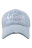 Hot Mess Just Doing My Best Wholesale Denim Trucker Hat