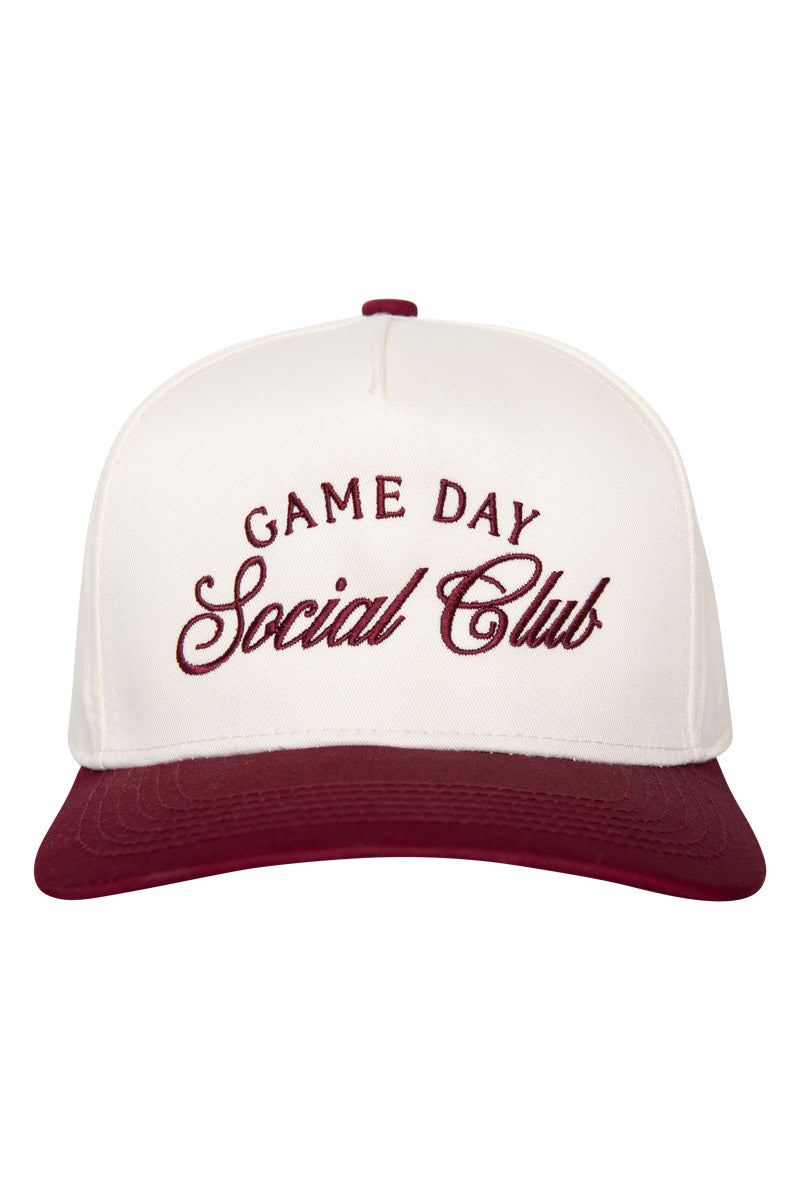 Game Day Social Club Wholesale Two-Toned Vintage Hat Game Day Social Club Wholesale Two-Toned Vintage Hat