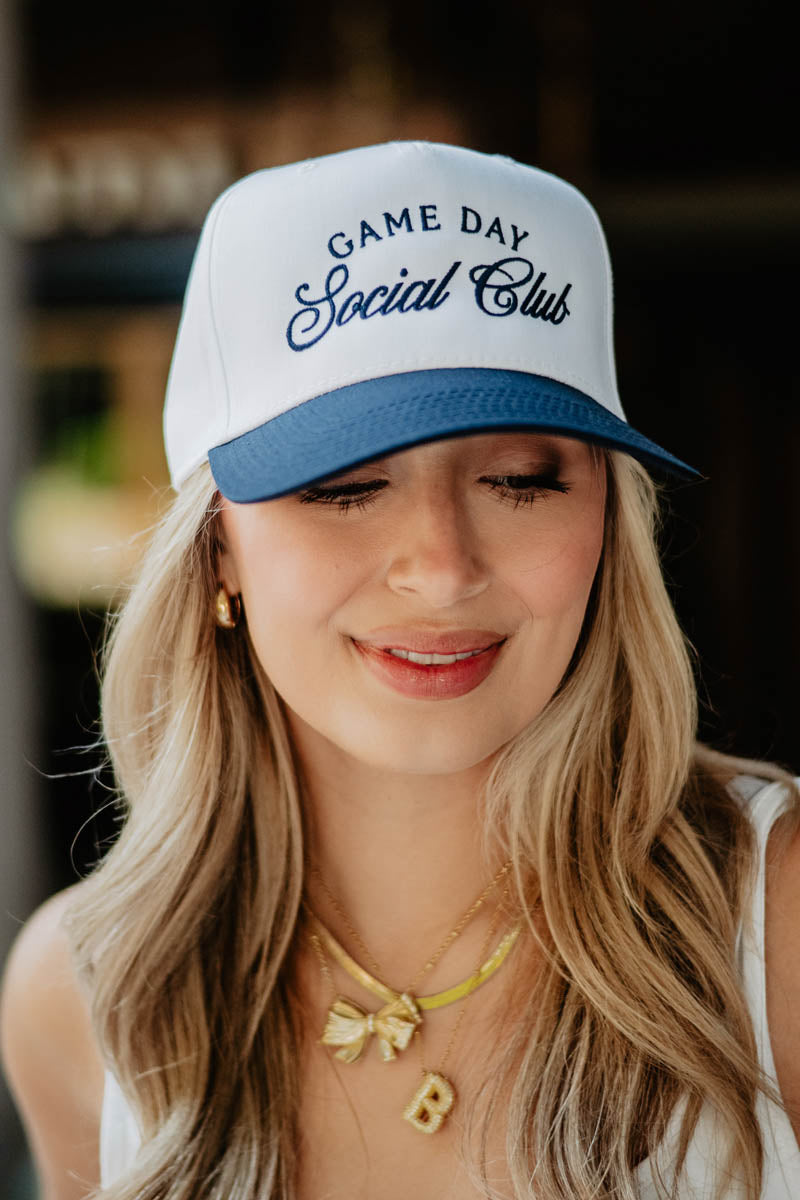 Game Day Social Club Wholesale Two-Toned Vintage Hat Game Day Social Club Wholesale Two-Toned Vintage Hat