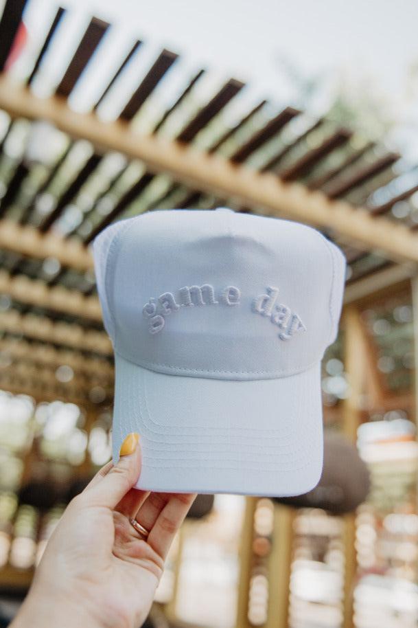 Game Day Wholesale 3-D Embroidered Trucker Hat Game Day Wholesale 3-D Embroidered Trucker Hat
