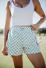Pink and Green Plaid Wholesale Ladies Boxer Shorts