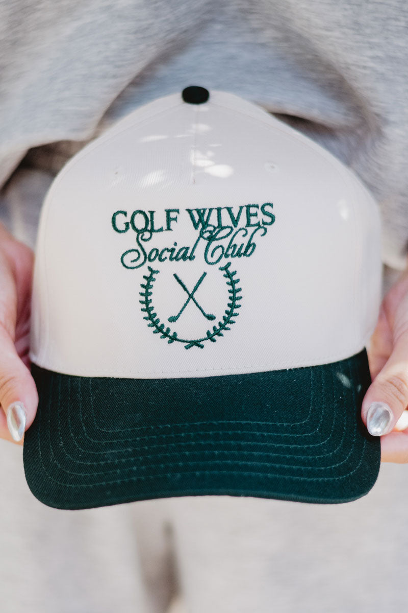 Golf Wives Social Club Wholesale Two-Toned Vintage Hats Golf Wives Social Club Wholesale Two-Toned Vintage Hats