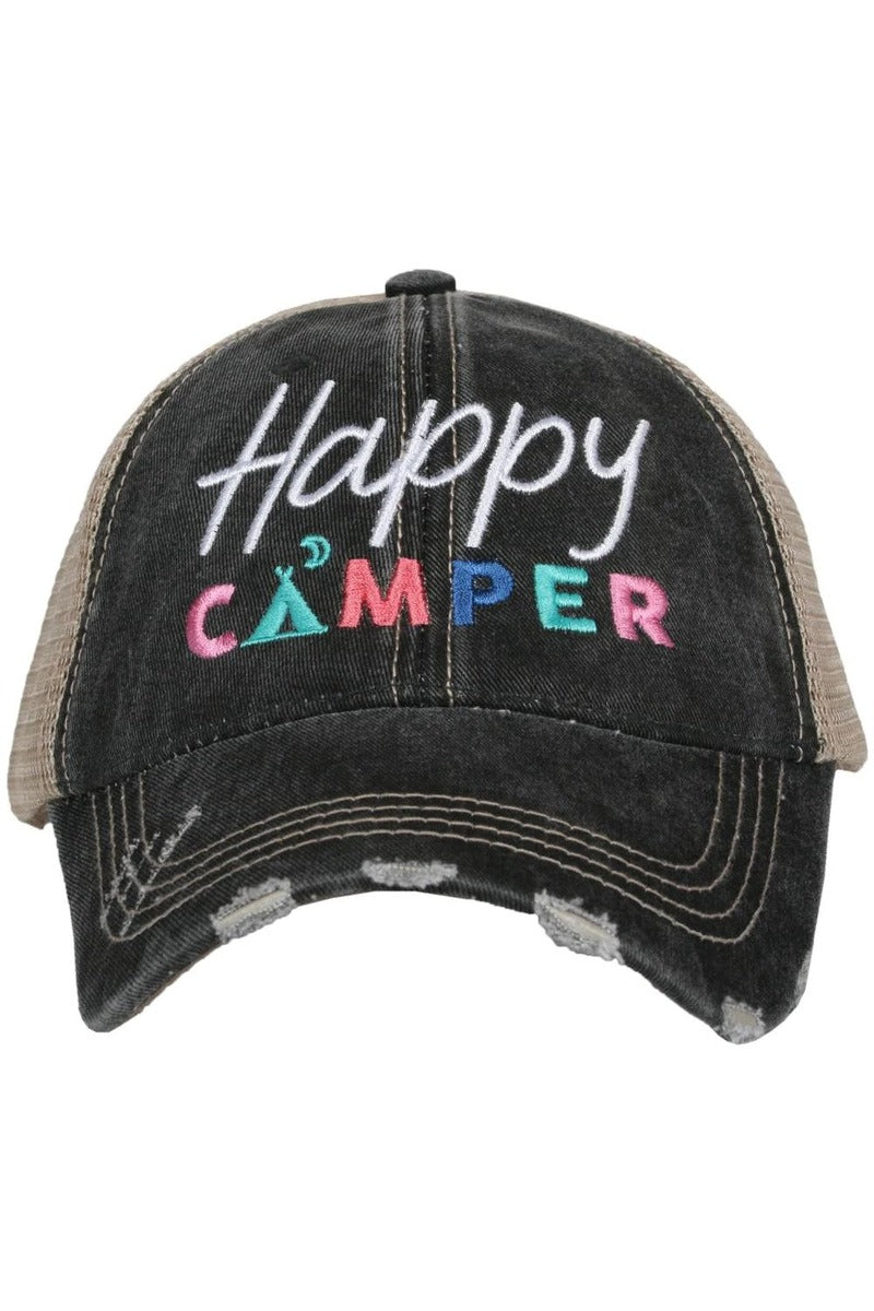 Happy Camper with Moon Wholesale Trucker Hats Happy Camper with Moon Wholesale Trucker Hats