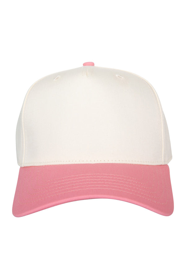 Pink and Tan Wholesale Two-Toned Vintage Hat