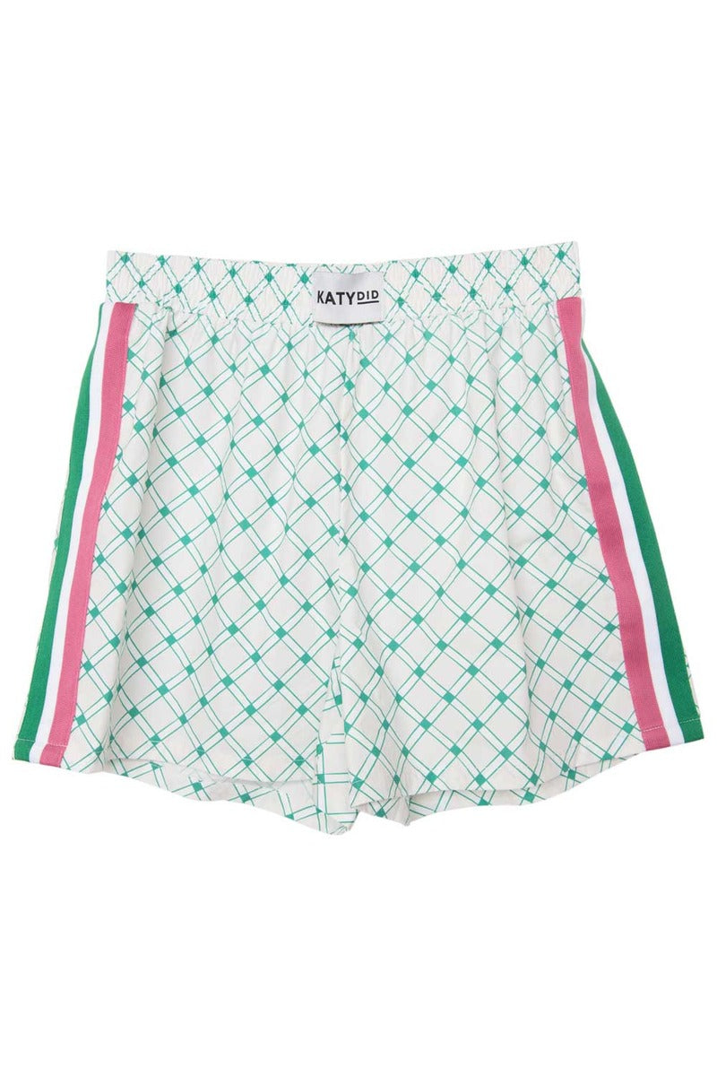 Pink and Green Plaid Wholesale Ladies Boxer Shorts Pink and Green Plaid Wholesale Ladies Boxer Shorts