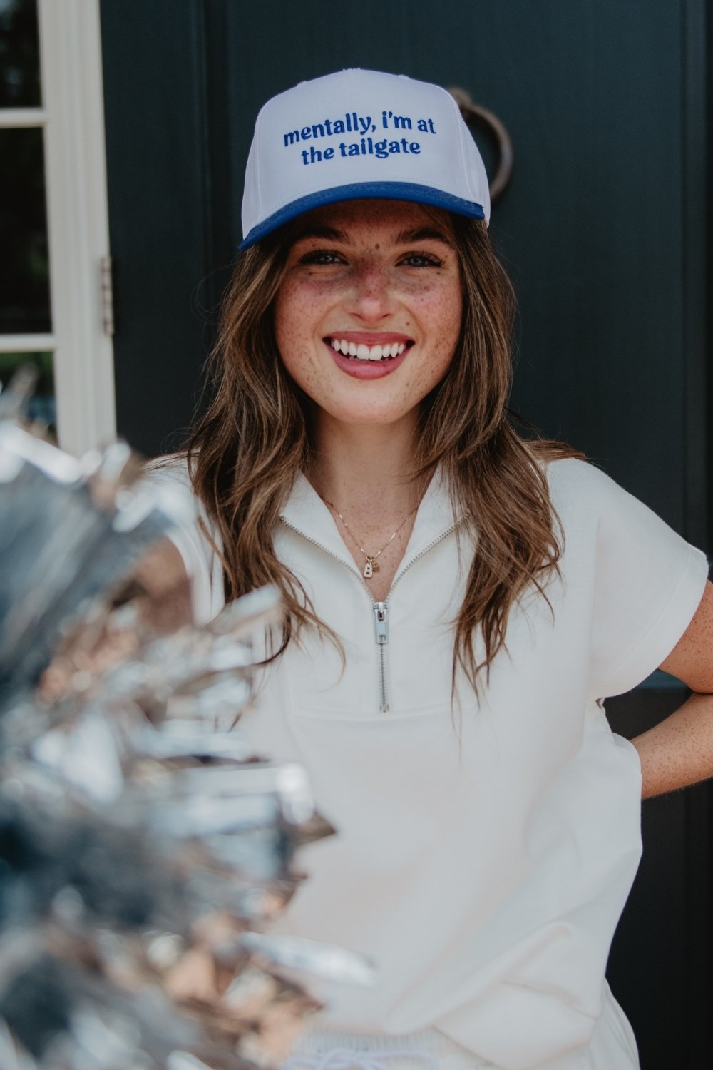 Mentally, I'm At The Tailgate Vintage Trucker Hats Wholesale Mentally, I'm At The Tailgate Vintage Trucker Hats Wholesale