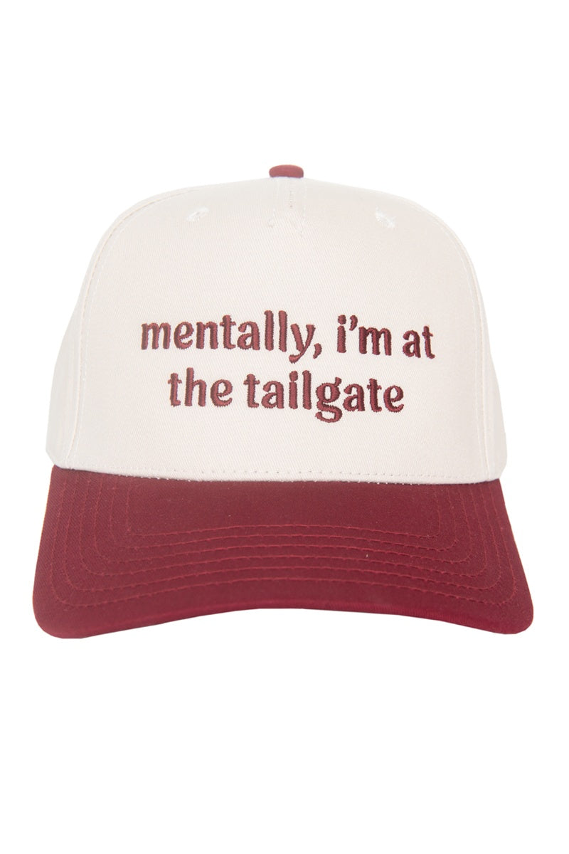 Mentally, I'm At The Tailgate Vintage Trucker Hats Wholesale Mentally, I'm At The Tailgate Vintage Trucker Hats Wholesale