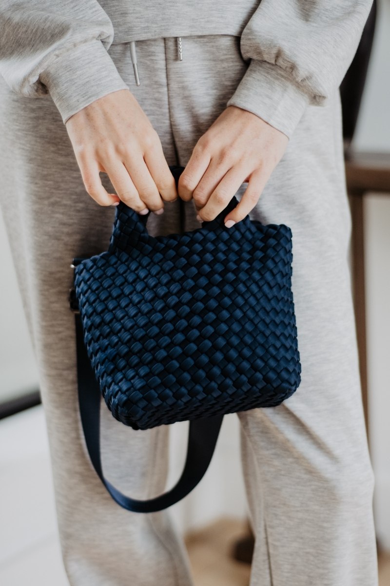 Navy Wholesale Bucket Tote Bag