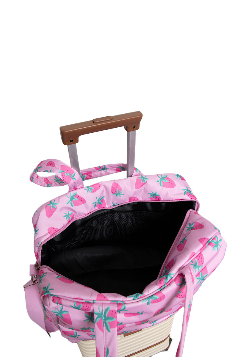 Subtle Strawberry Wholesale Travel Weekender for Women Subtle Strawberry Wholesale Travel Weekender for Women