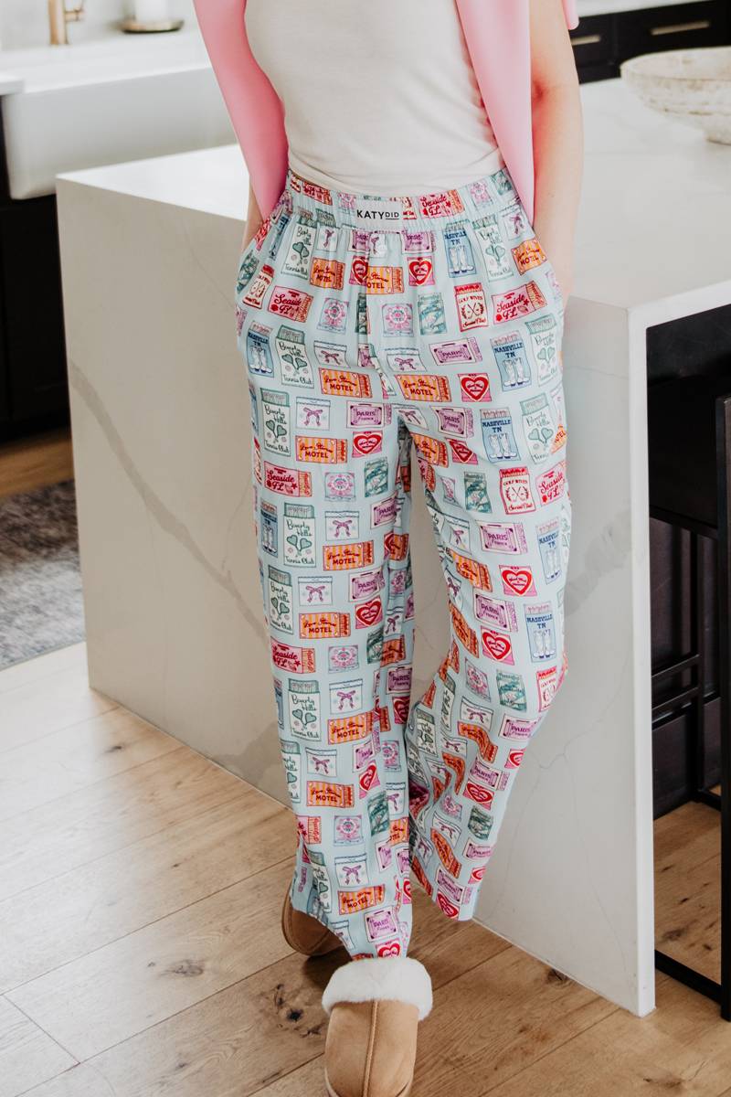 Traveling Matchbook Boxer Pants Women Traveling Matchbook Boxer Pants Women