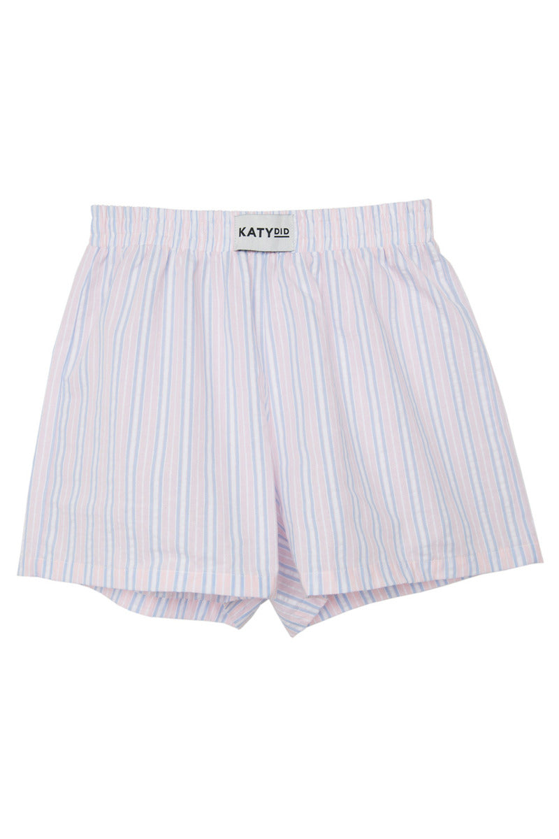 Light Pink and Blue Striped Wholesale Boxers Light Pink and Blue Striped Wholesale Boxers