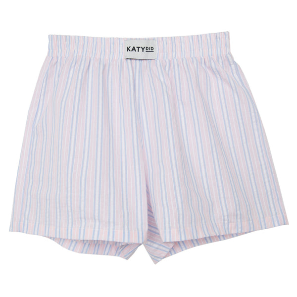 Light Pink and Blue Striped Wholesale Boxers