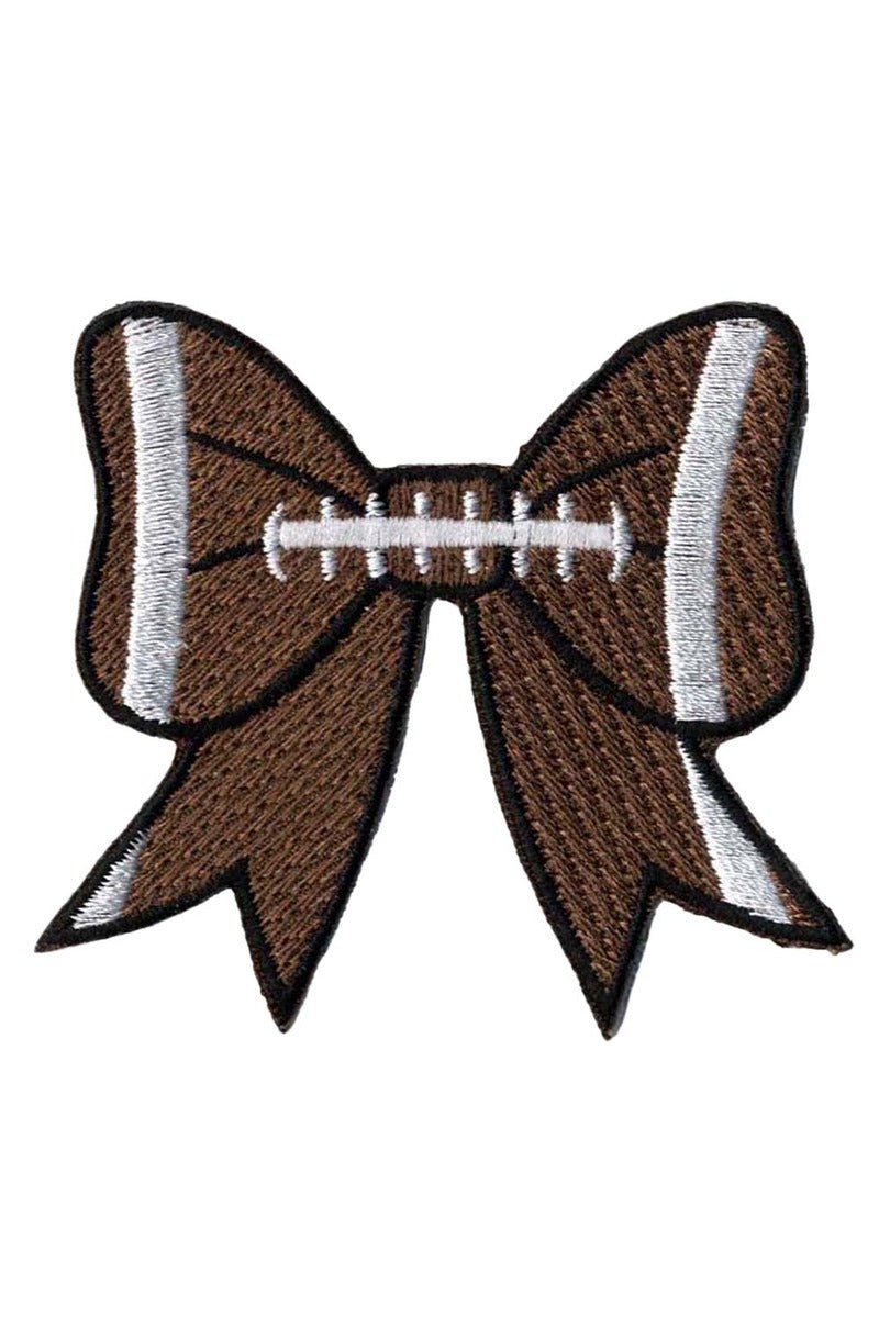 Football Girly Bow Wholesale Hat Patch (SET OF 3) Football Girly Bow Wholesale Hat Patch (SET OF 3)