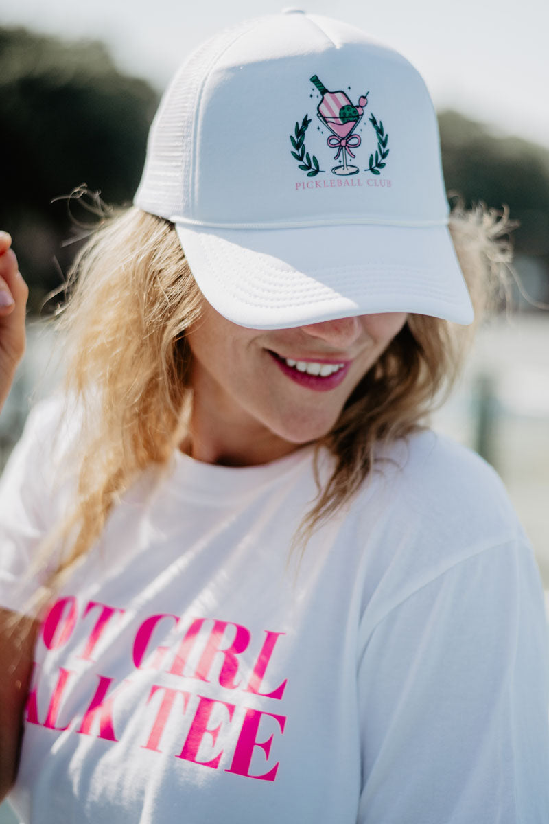 Pickleball Club Martini Wholesale Foam Trucker Hat Pickleball Club Martini Wholesale Foam Trucker Hat