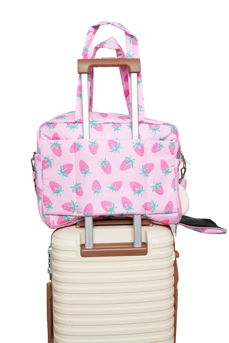 Subtle Strawberry Wholesale Travel Weekender for Women Subtle Strawberry Wholesale Travel Weekender for Women