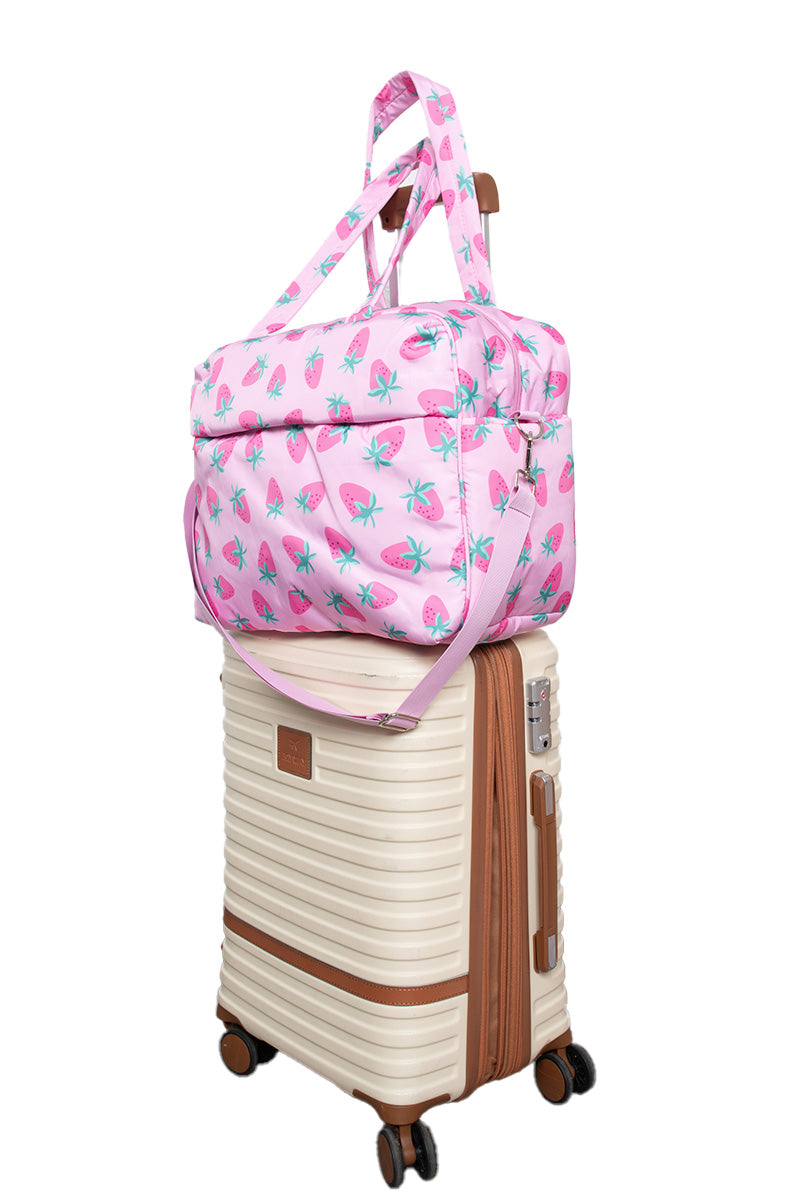 Subtle Strawberry Wholesale Travel Weekender for Women Subtle Strawberry Wholesale Travel Weekender for Women
