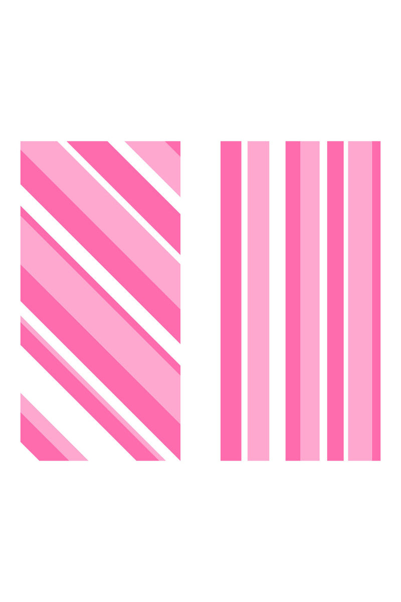 Pink Striped Quick Dry Pool Towel Pink Striped Quick Dry Pool Towel