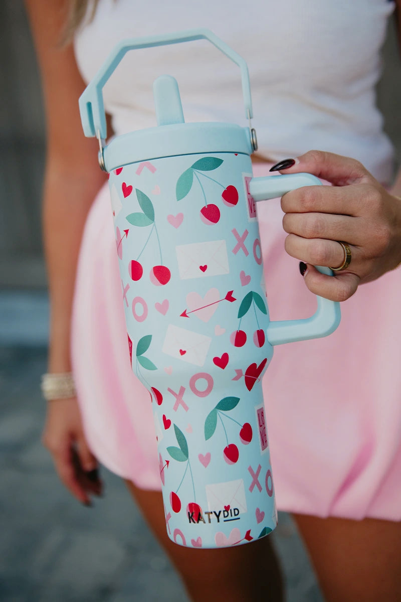 XO Cherries Wholesale Stainless Steel Tumbler XO Cherries Wholesale Stainless Steel Tumbler