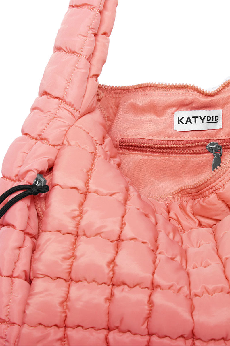 Coral Wholesale Quilted Women's Tote Bag Coral Wholesale Quilted Women's Tote Bag