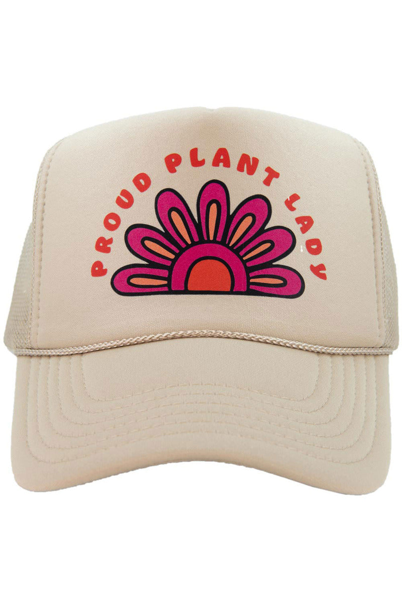 Proud Plant Lady Wholesale Cute Foam Trucker Hat Proud Plant Lady Wholesale Cute Foam Trucker Hat
