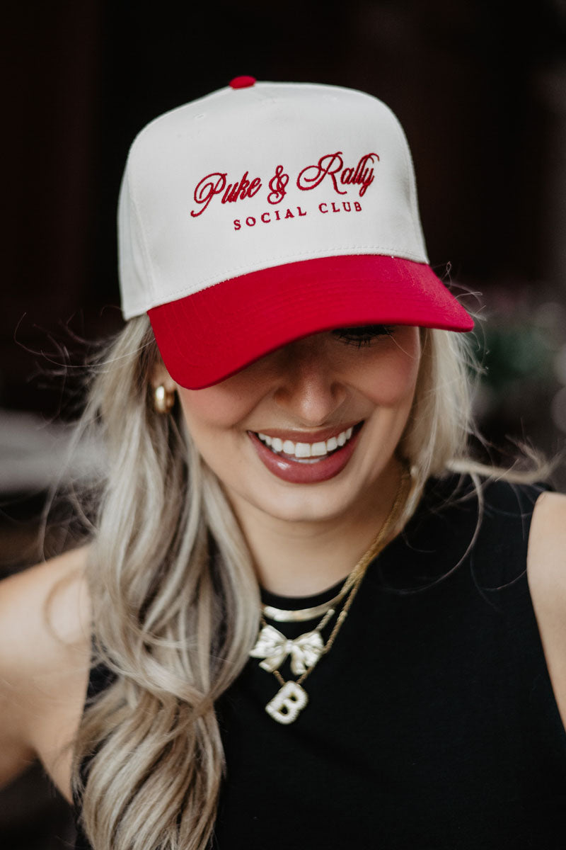 Puke & Rally Social Club Wholesale Two-Toned Vintage Hat Puke & Rally Social Club Wholesale Two-Toned Vintage Hat
