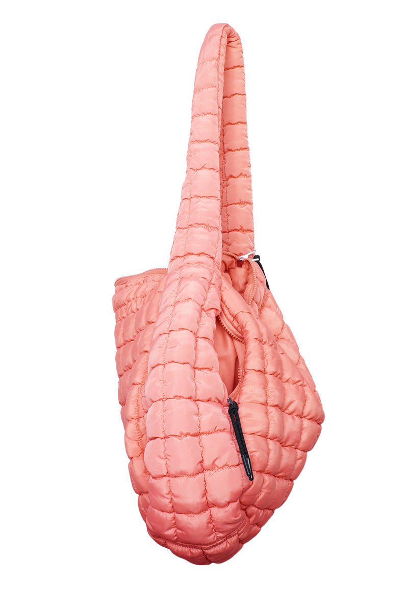 Coral Wholesale Quilted Women's Tote Bag Coral Wholesale Quilted Women's Tote Bag